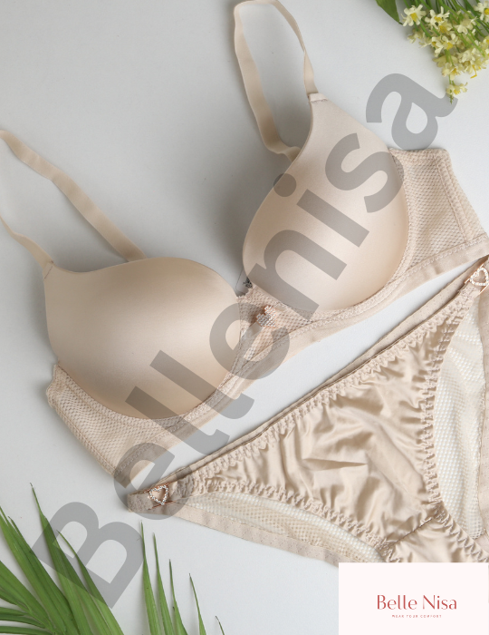 Premium Padded Push-Up Bra & Panty Lingerie Set — Multiple Colors-12700